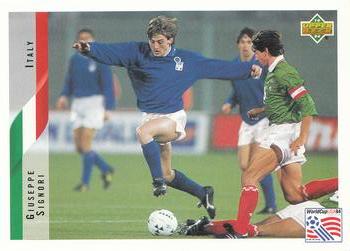 1994 Upper Deck World Cup Contenders English/Spanish #156 Giuseppe Signori Front