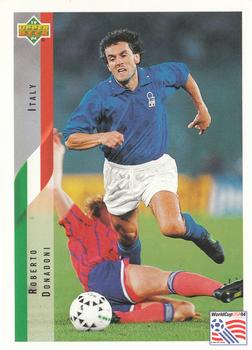 1994 Upper Deck World Cup Contenders English/Spanish #161 Roberto Donadoni Front