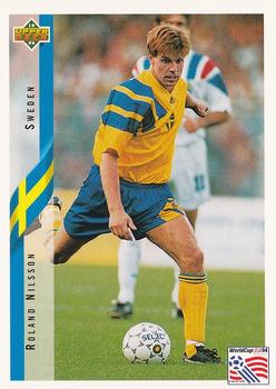 1994 Upper Deck World Cup Contenders English/Spanish #95 Roland Nilsson Front