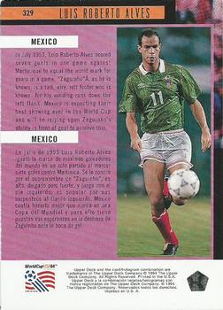 1994 Upper Deck World Cup Contenders English/Spanish #329 Luis Roberto Alves Back