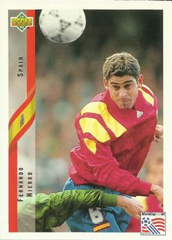 1994 Upper Deck World Cup Contenders English/Spanish #191 Fernando Hierro  Front