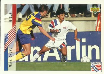 1994 Upper Deck World Cup Contenders English/Spanish #20 Mark Chung Front