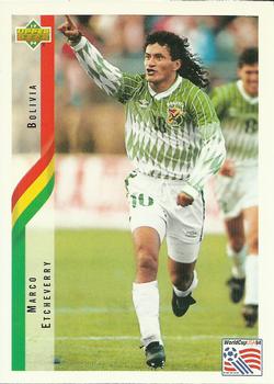 1994 Upper Deck World Cup Contenders English/Spanish #214 Marco Etcheverry  Front