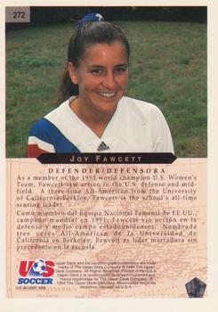 1994 Upper Deck World Cup Contenders English/Spanish #272 Joy Fawcett Back