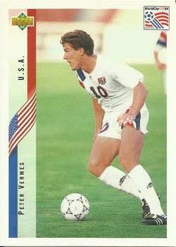 1994 Upper Deck World Cup Contenders English/Spanish #27 Peter Vermes Front