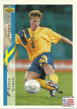 1994 Upper Deck World Cup Contenders English/Spanish #91 Stefan Schwarz Front