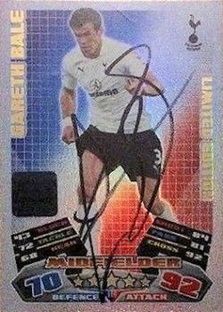 2011-12 Topps Match Attax Premier League - Limited Edition Autographed #NNO Gareth Bale Front