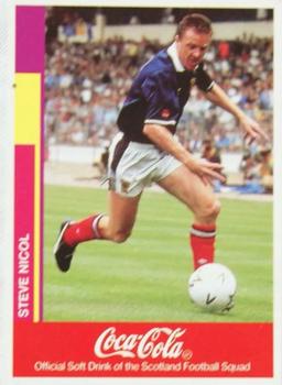 1991 Merlin Coca Cola Footballers #7 Steve Nicol Front