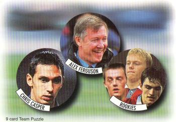 1997-98 Futera Manchester United Fans' Selection #3 Team Puzzle Front