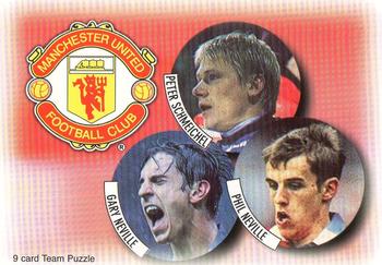 1997-98 Futera Manchester United Fans' Selection #7 Team Puzzle Front