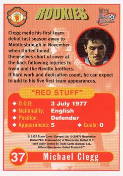 1997-98 Futera Manchester United Fans' Selection #37 Michael Clegg Back