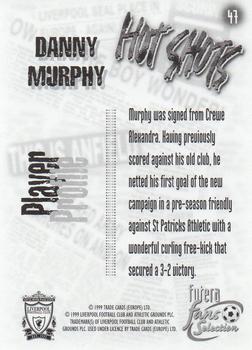 1999 Futera Liverpool Fans' Selection #47 Danny Murphy Back
