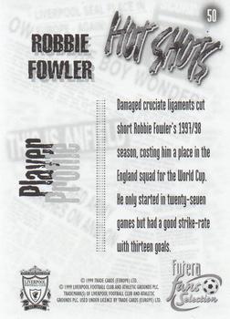 1999 Futera Liverpool Fans' Selection #50 Robbie Fowler Back