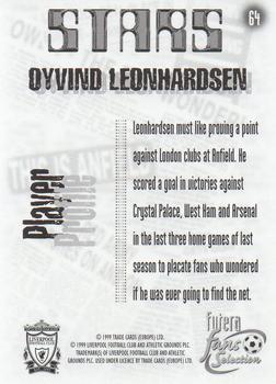 1999 Futera Liverpool Fans' Selection #64 Oyvind Leonhardsen Back