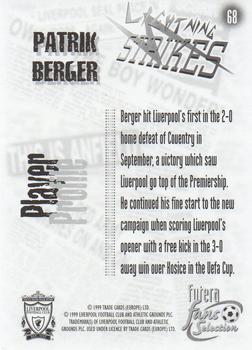 1999 Futera Liverpool Fans' Selection #68 Patrik Berger Back