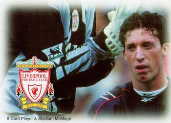 1999 Futera Liverpool Fans' Selection #81 Player & Stadium Montage Front