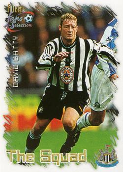 1999 Futera Newcastle United Fans' Selection #19 David Batty Front