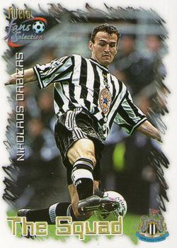 1999 Futera Newcastle United Fans' Selection #29 Nikolaos Dabizas Front