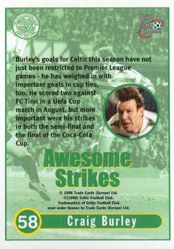 1997-98 Futera Celtic Fans Selection #58 Craig Burley Back