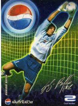 2002 Pepsi World Football Stars #2 Gianluigi Buffon Front