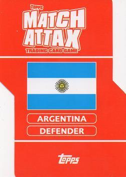 2006 Topps Match Attax World Cup #29 Juan Pablo Sorin Back
