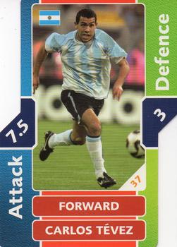 2006 Topps Match Attax World Cup #37 Carlos Tevez Front