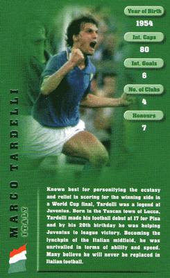 2005 Top Trumps Football Legends 1 #NNO Marco Tardelli Front