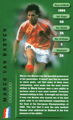 2005 Top Trumps Football Legends 1 #NNO Marco Van Basten Front