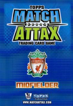 2008-09 Topps Match Attax Premier League - Limited Edition #NNO Steven Gerrard Back
