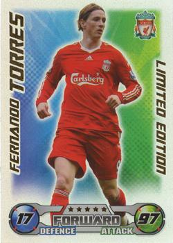 2008-09 Topps Match Attax Premier League - Limited Edition #NNO Fernando Torres Front