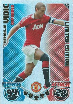 2010-11 Topps Match Attax Premier League - Limited Edition #LE3 Nemanja Vidic Front