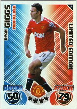 2010-11 Topps Match Attax Premier League Extra - Limited Edition #L6 Ryan Giggs Front