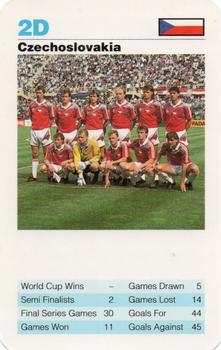 1992 Waddingtons Super Top Trumps World Cup Football #2D Czechoslovakia Team Front