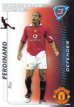 2005-06 Magic Box Int. Shoot Out #NNO Rio Ferdinand Front