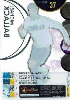 2008 Panini UEFA Euro 2008 Austria-Switzerland #37 Michael Ballack Back