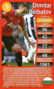 2012 Top Trumps Specials Manchester United #NNO Dimitar Berbatov Front