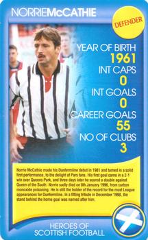 2006 Top Trumps Daily Record Heroes Of Scottish Football #NNO Norrie McCathie Front
