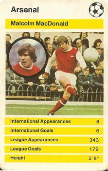 1979 Top Trumps British Soccer Stars #NNO Malcolm MacDonald Front
