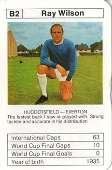 1977-78 Ace Sporting Aces Bobby Charlton World Cup Aces #B2 Ray Wilson Front