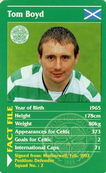 2001 Top Trumps Celtic #NNO Tom Boyd Front