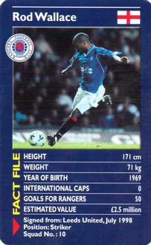 2001 Top Trumps Rangers #NNO Rod Wallace Front