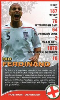 2008 Top Trumps European Football Stars #NNO Rio Ferdinand Front