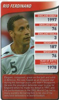 2009 Top Trumps England Football Stars #NNO Rio Ferdinand Front
