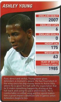 2009 Top Trumps England Football Stars #NNO Ashley Young Front
