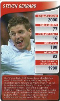 2009 Top Trumps England Football Stars #NNO Steven Gerrard Front