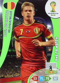 2014 Panini Adrenalyn XL FIFA World Cup Brazil #NNO Kevin De Bruyne Front