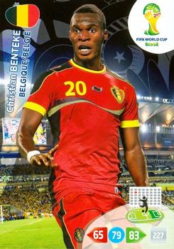 2014 Panini Adrenalyn XL FIFA World Cup Brazil #NNO Christian Benteke Front