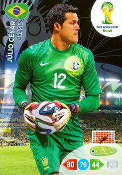 2014 Panini Adrenalyn XL FIFA World Cup Brazil #NNO Julio Cesar Front