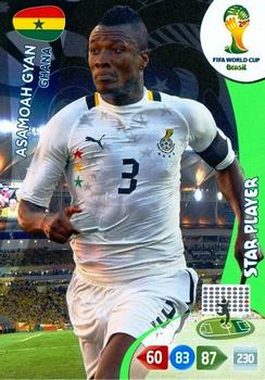 2014 Panini Adrenalyn XL FIFA World Cup Brazil #NNO Asamoah Gyan Front