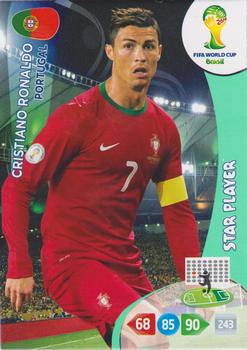 Panini Adrenalyn Road World Cup Brazil 156 Cristiano Ronaldo Star Player